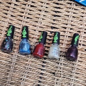 China Glaze Grinch 5 Bottles Nail New Nwt